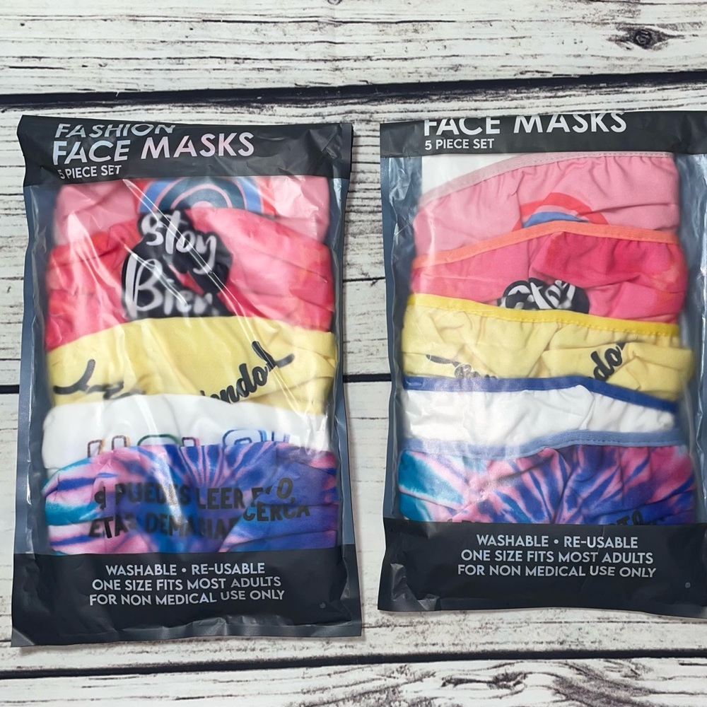 Espanola Spanish Fashion Face Mask (OS) 2 pkgs.-10 total